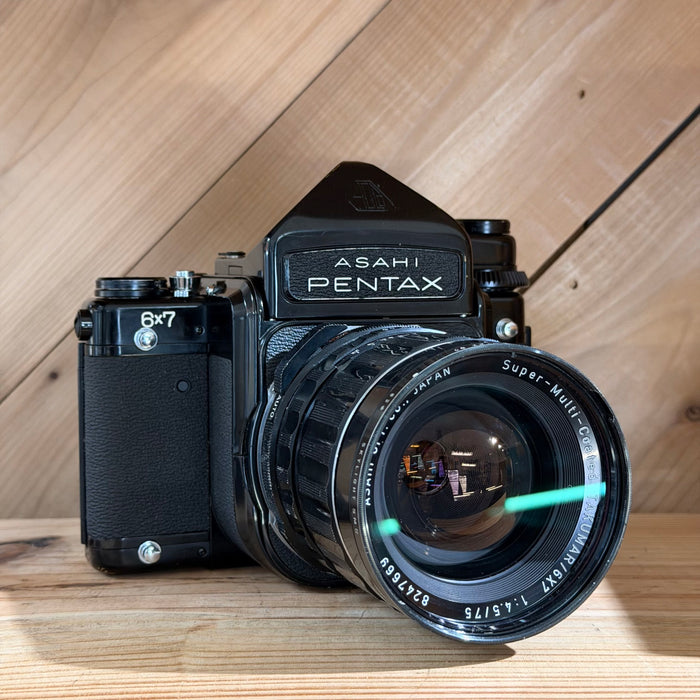 Asahi Pentax 6×7 Medium Format SLR Camera w/ SMC Takumar 75mm f