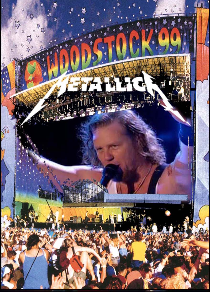 メタリカ / 1999年7月24日 ”Woodstock '99” プロショット収録
