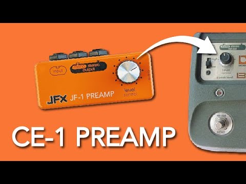 JFX Pedals - JF-1 Preamp – LEP INTERNATIONAL