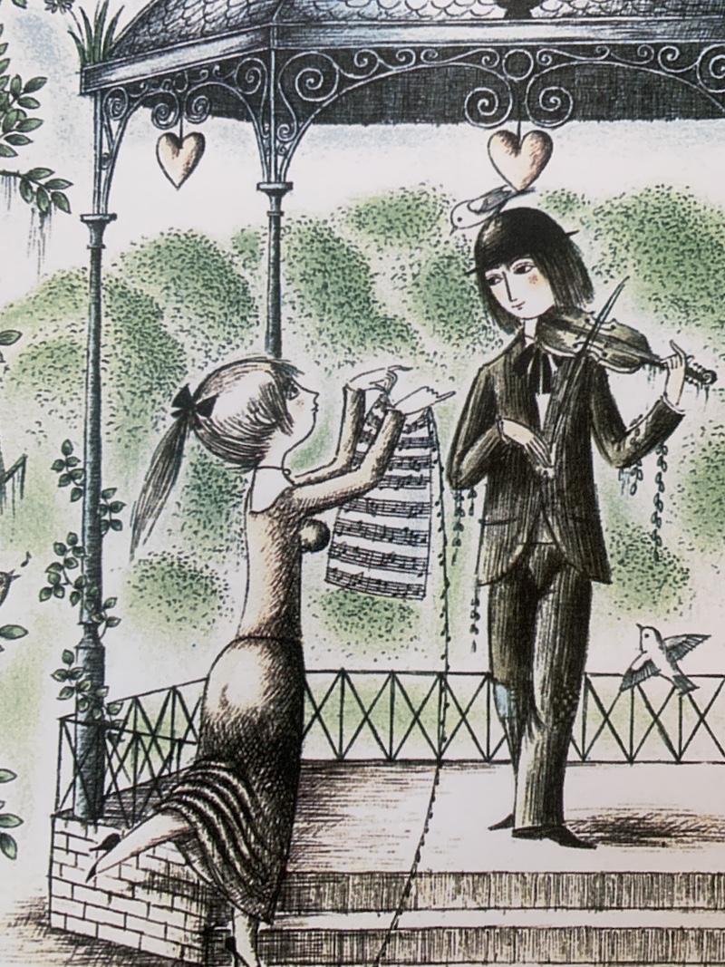 Raymond Peynet Montbrison Original Vintage Poster