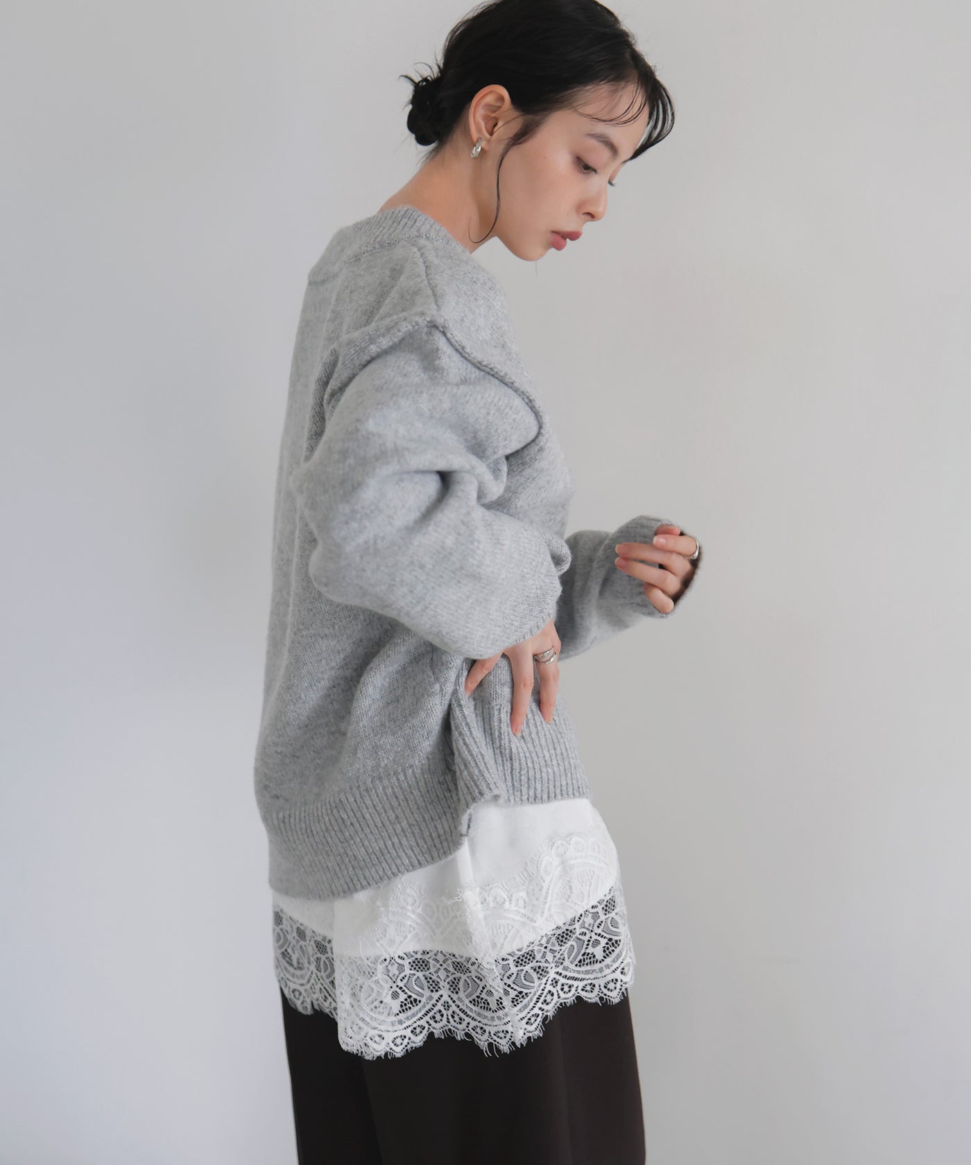 一部予約商品】レースサテンキャミ – LIAN