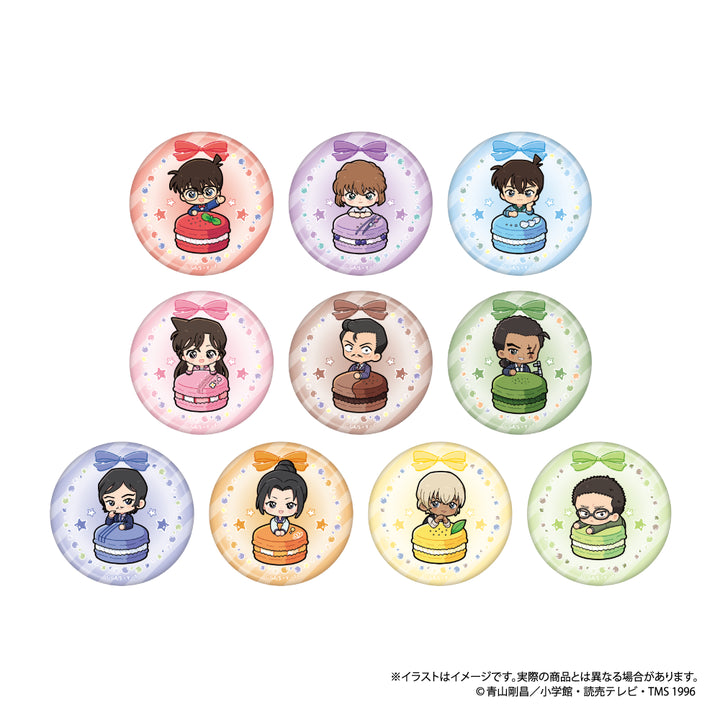 丸型缶バッジ 工藤新一SD（ﾏｶﾛﾝvol.1）｜名探偵コナン – LIBERTAS