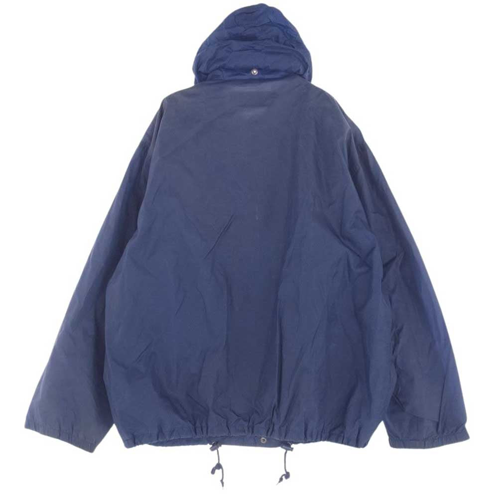 STUSSY ステューシー 90s 国旗 ナイロンジャケット ネイビー系【中古