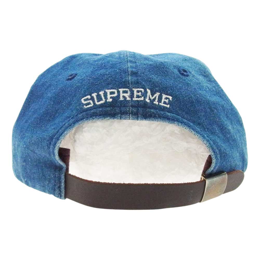 Supreme シュプリーム 17SS Washed Denim S Logo 6-Panel Cap デニム