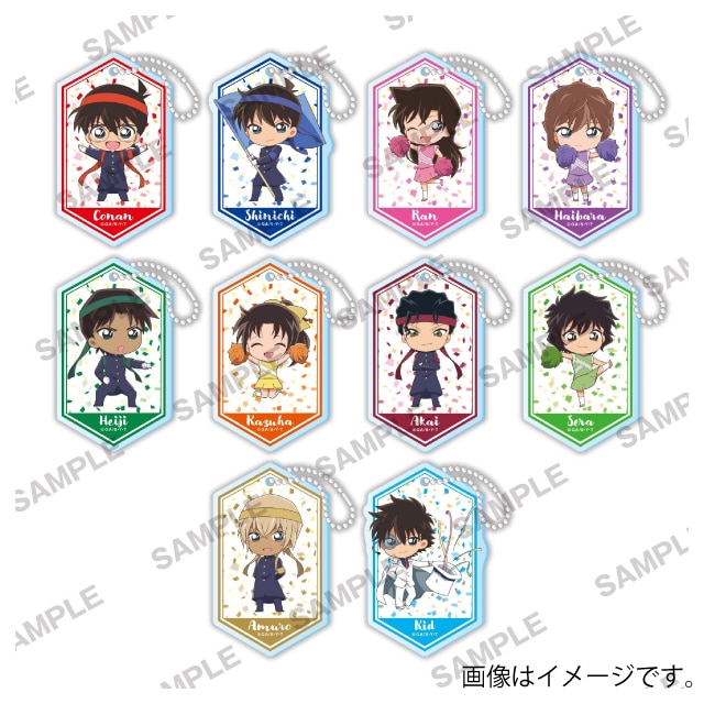 BOX】『名探偵コナン』にいてんごアクリルキーホルダー 応援団ver