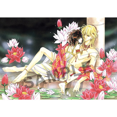 篠原千絵先生画業40周年記念『天は赤い河のほとり』卓上複製原画セット