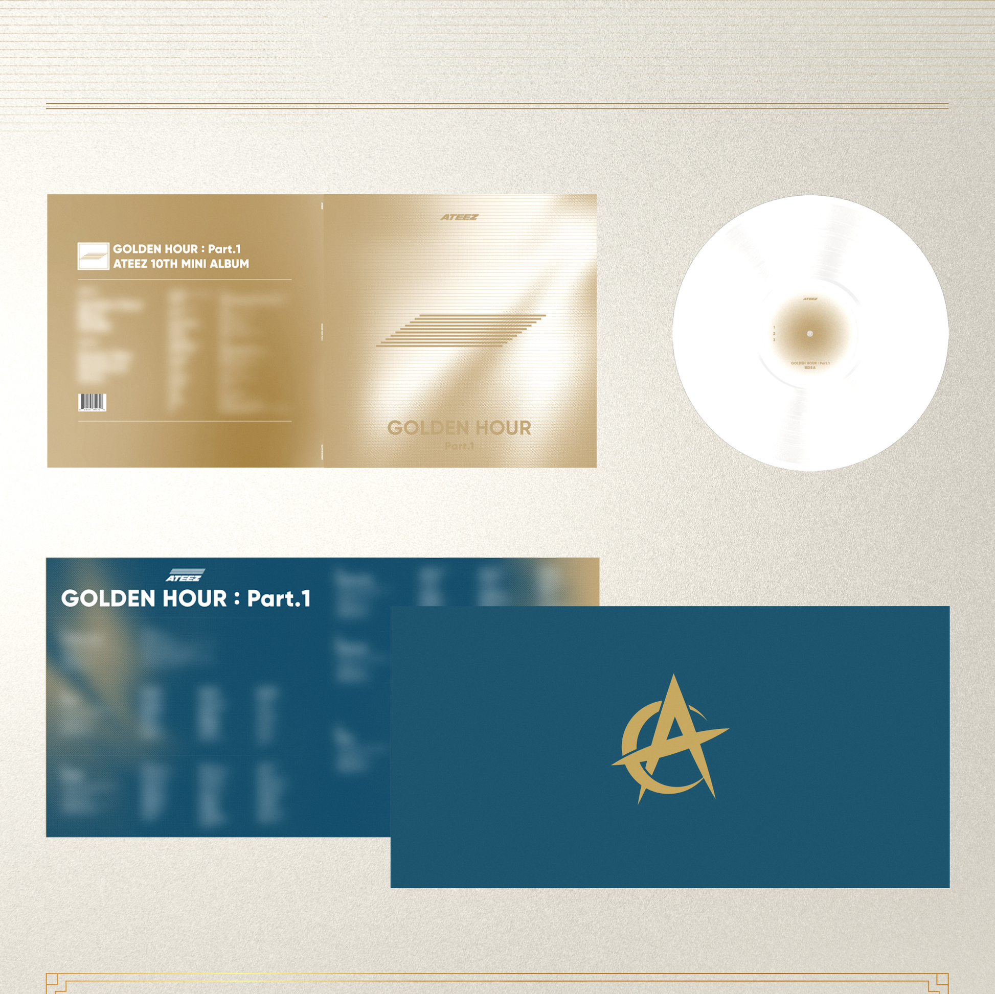 ATEEZ レコード Hello82 VINYL ATEEZ - GOLDEN HOUR : Part.2 (Vinyl