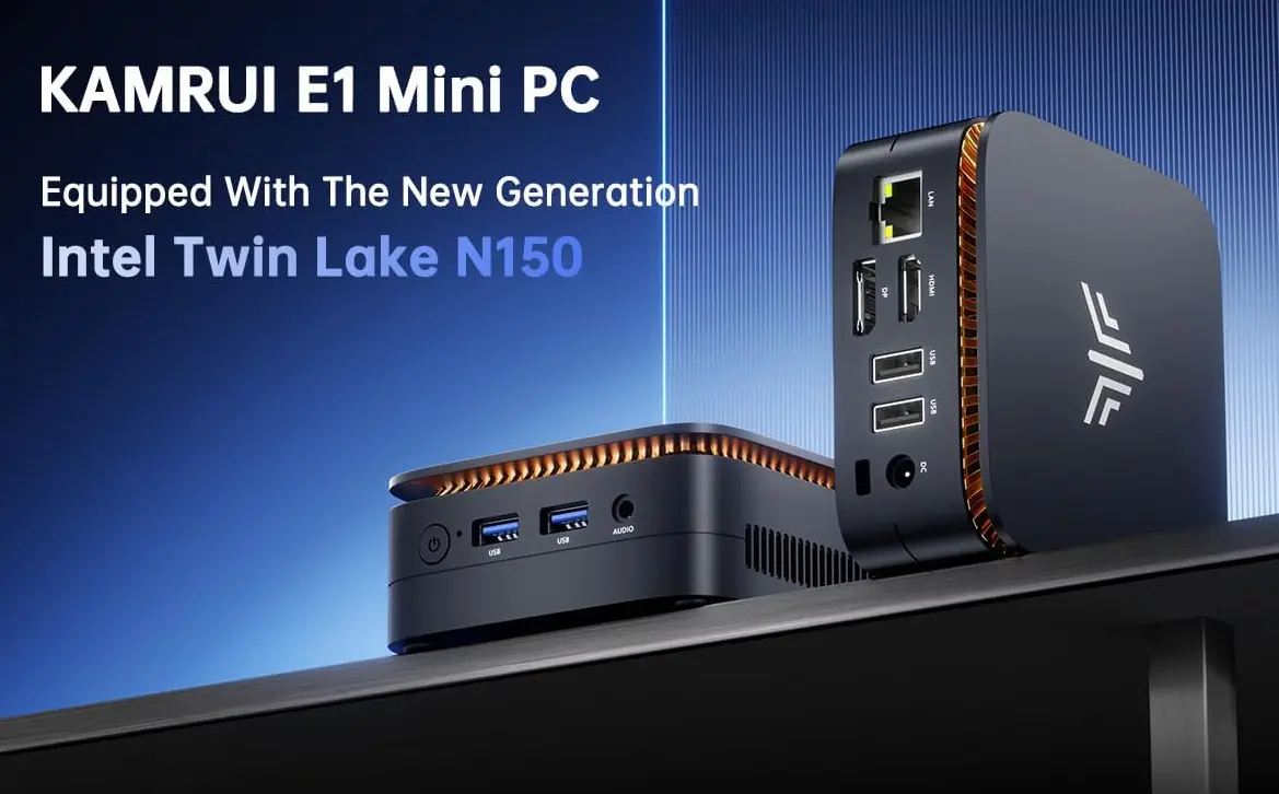 KAMRUI Essenx E1 is a compact mini PC with Intel N150 - Liliputing