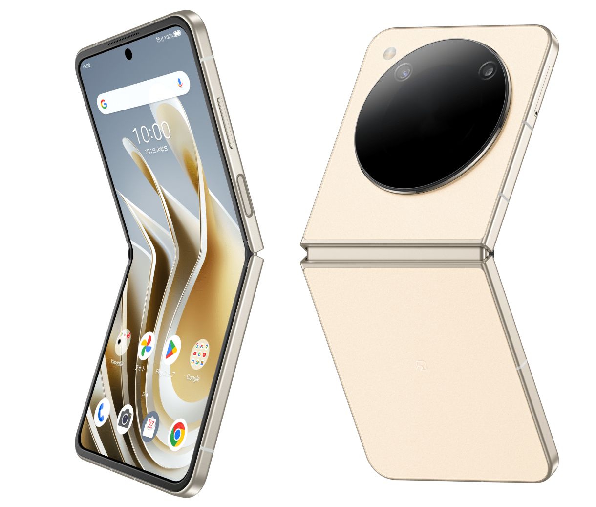 ZTE Libero Flip ホワイト A304ZT SIMフリー 訳あり ジャンク Libero