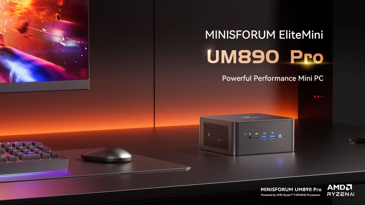 MINISFORUM UM890 Pro mini PC with Ryzen 9 8945HS launches globally