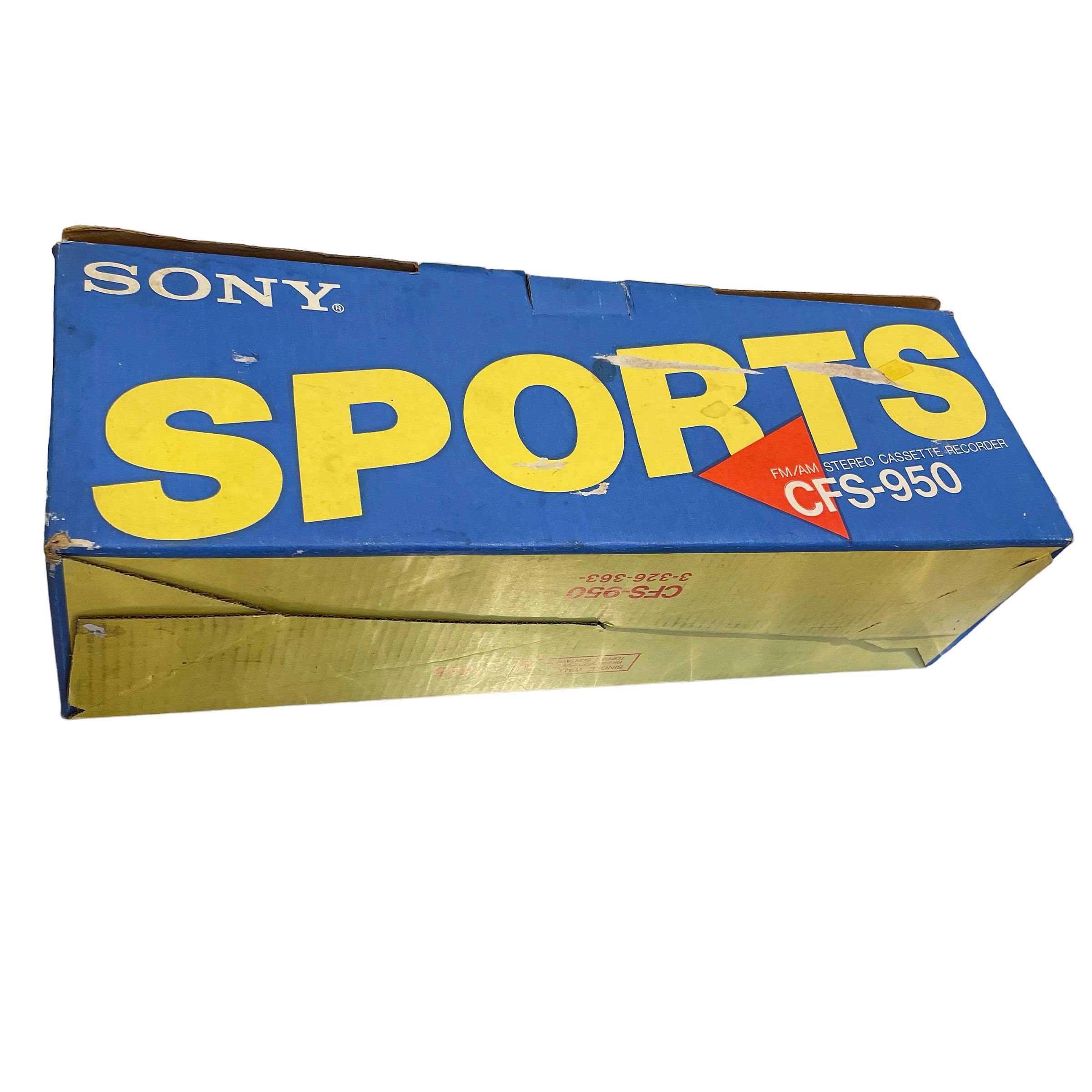 1985 ラジカセ SONY SPORTS ソニースポーツ Boombox CFS-950 IN BOX