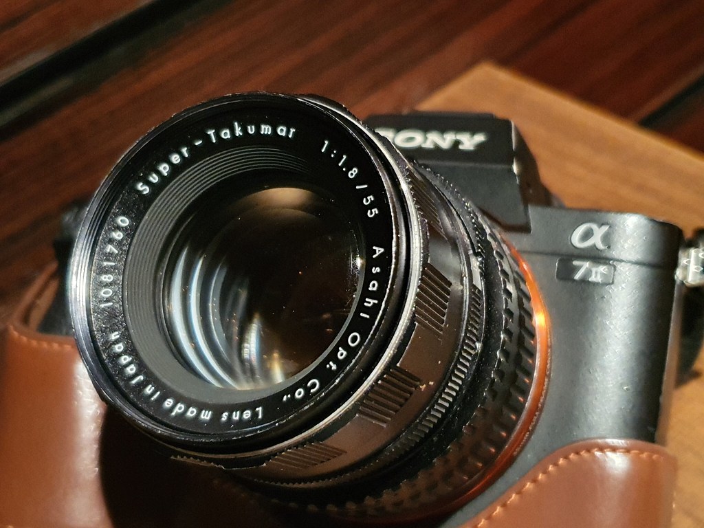 美フレア】PENTAX Super Takumar 55mm f1.8 虹色フレア Pentax Super