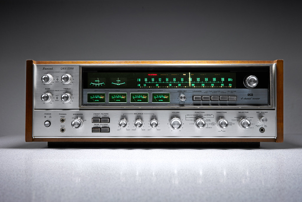 Sansui QRX 5500 Quadraphonic Receiver | 1972 Sansui had half… | Flickr