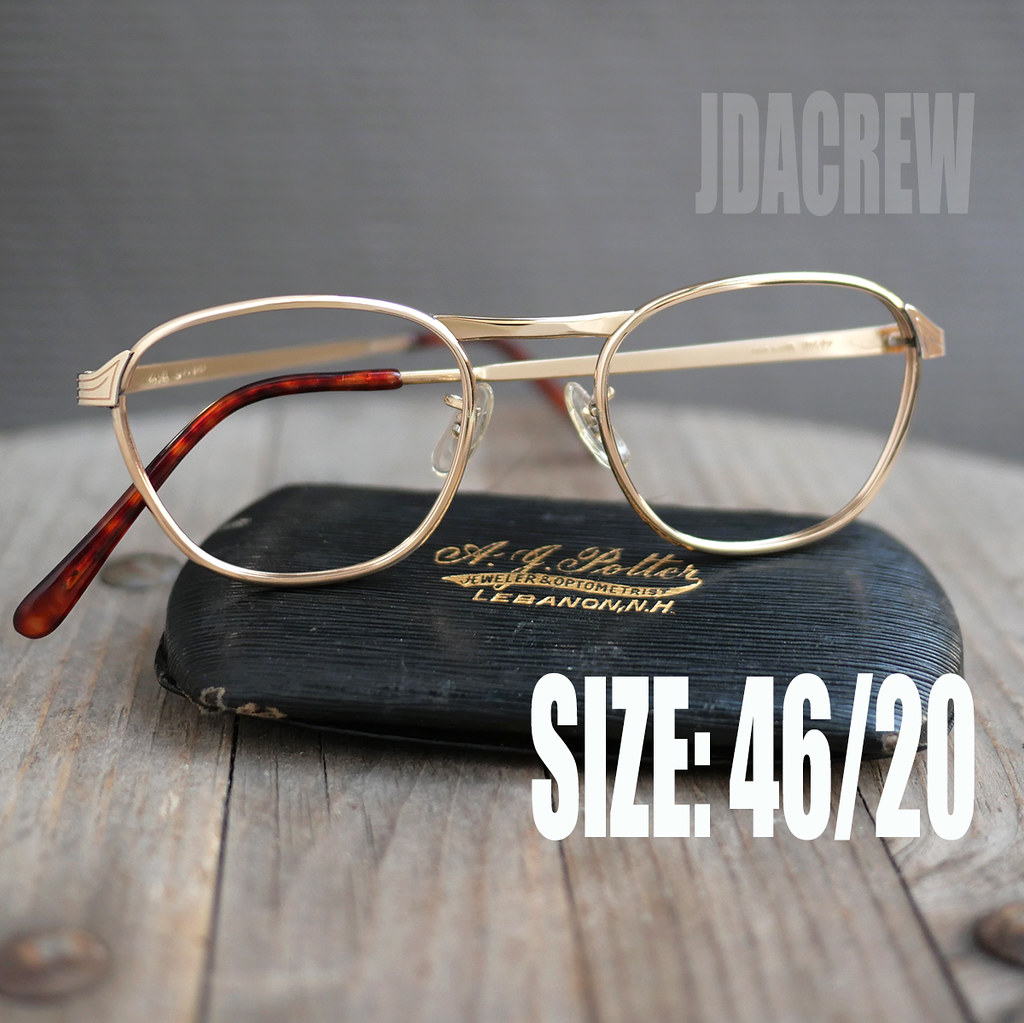 New Jersey Optical ニュージャージーオプティカル 12KGF ヴィンテージ