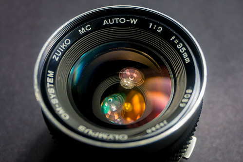Olympus OM-System Zuiko MC Auto-W 35mm F2 lens. | Flickr