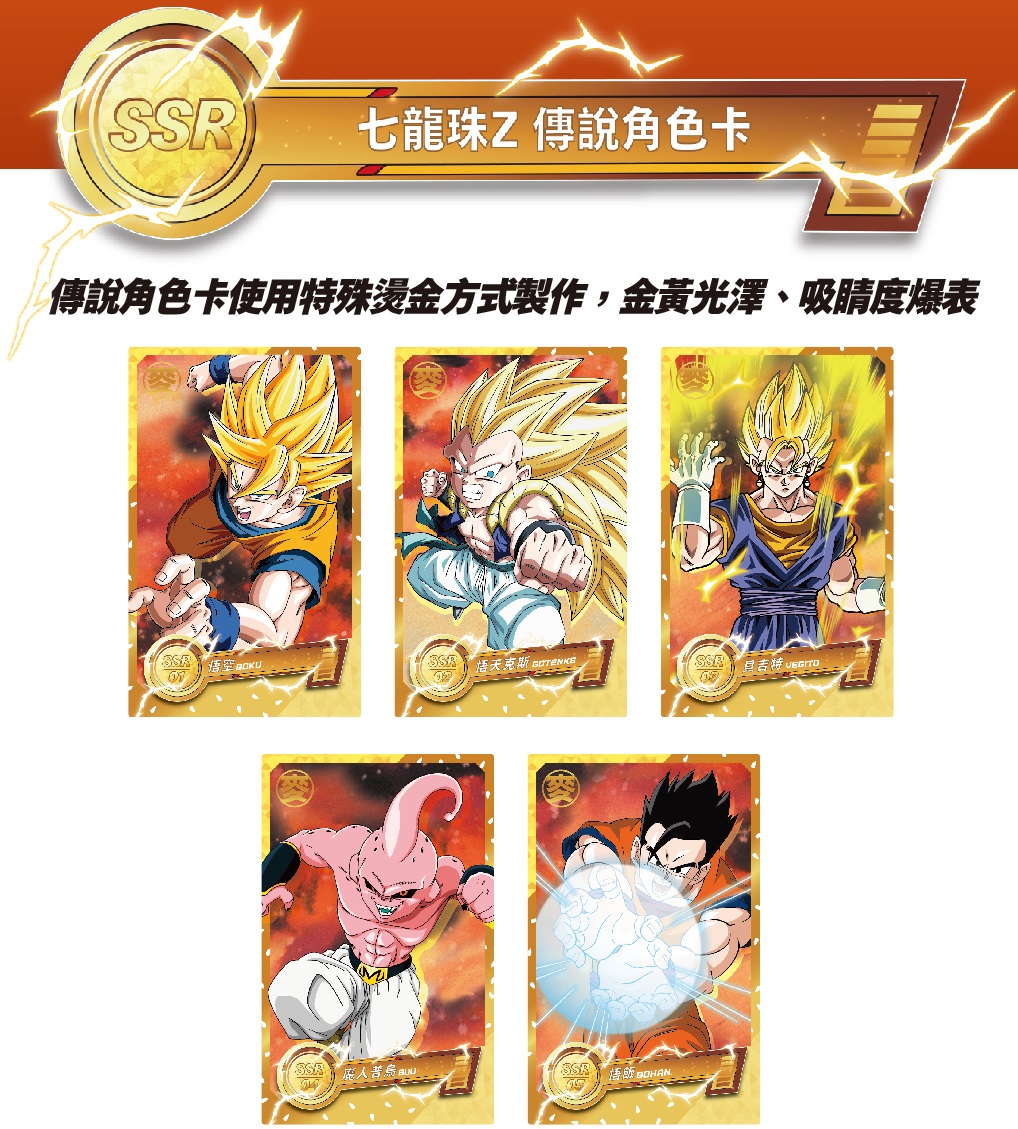 ドラゴンボールZ×台湾マクドナルド コラボ【カードリスト画像・抽選で