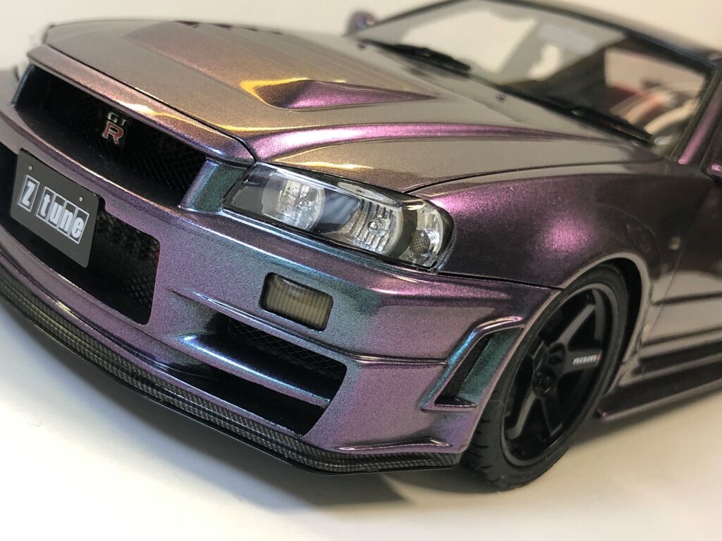 イグニッションモデル R34 GT-R Z-Tune ミッドナイトパープル