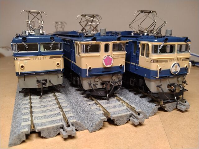 KATO HO EF65 0番台 500番台特急色 1000番台後期型 : クローゼットの中