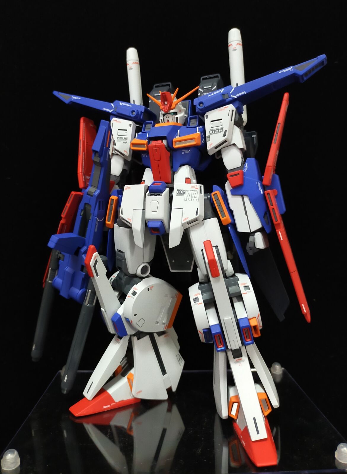 MG 強化型ZZガンダム ver.ka 製作 塗装 : Morgana Works