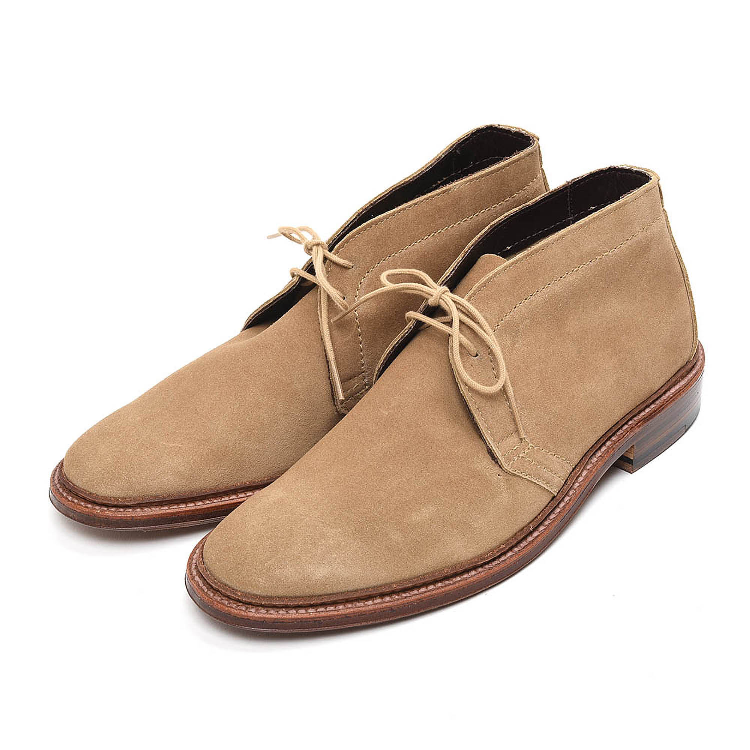 柔らかな履き味】オールデン 1494 アンラインドチャッカ スエード TAN