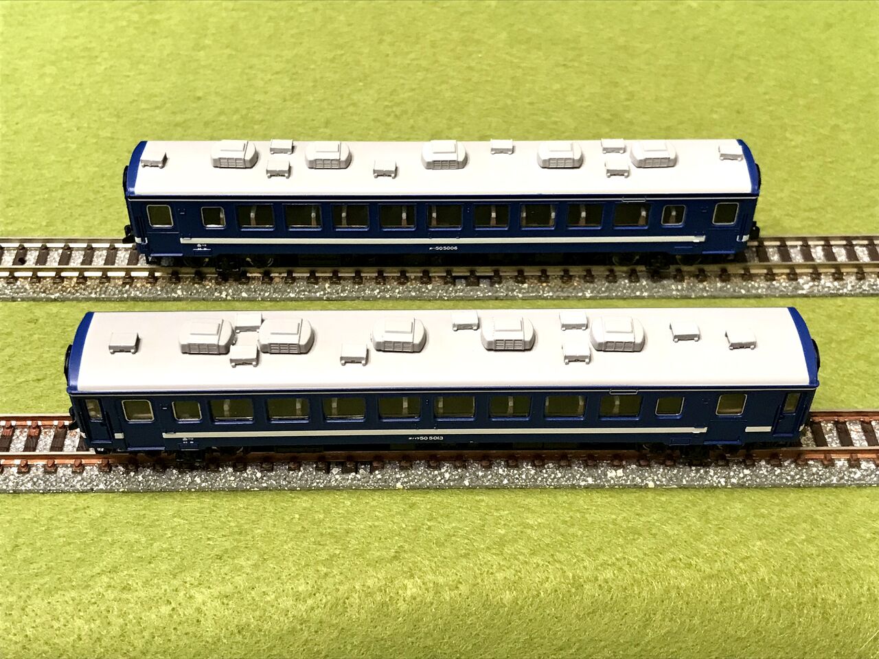 新規入線車両「マイクロエース 50系-5000番台 快速海峡号 2両増結