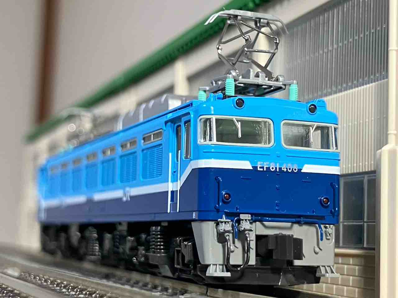 KATO EF81 408 JR貨物試験塗装 入線 : 夏島鉄道