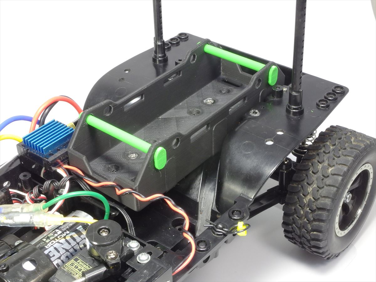 RC改造] CC-01のFサスをXV化 その2 試走編 : nomoken's log