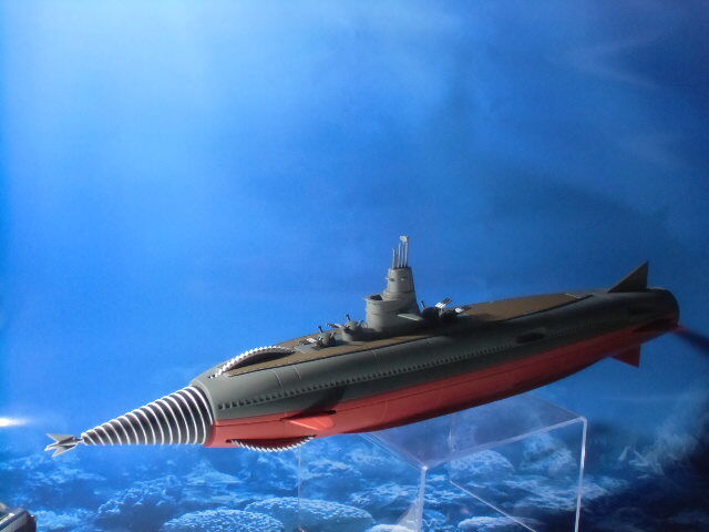 海底軍艦 轟天号 1／350モデル彩色済み完成品 : ミドリ科学商店