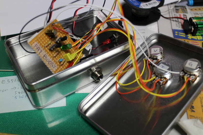 Fulltone Fat Boostを作る : おろかなるひとり言