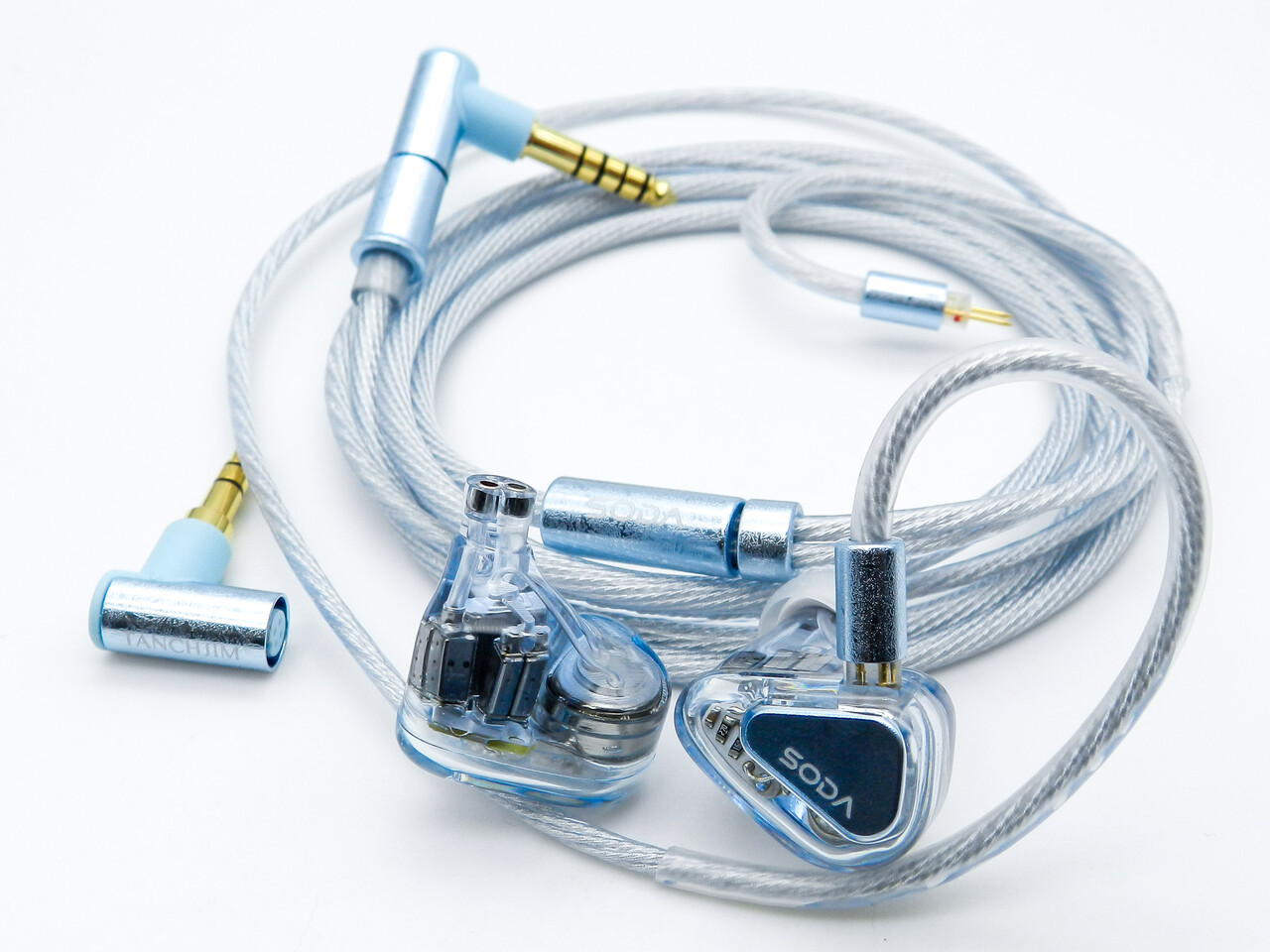 TANCHJIM SODA」 美しいクリアデザインに1DD+4BA+2基の独自Silk System