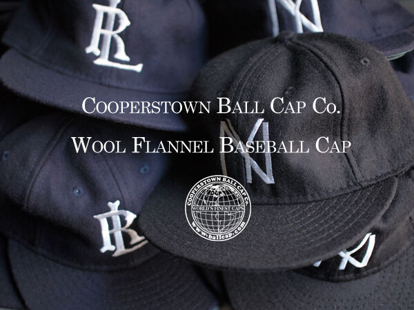 COOPERSTOWN】久しぶりにウールフランネルキャップが入荷しました