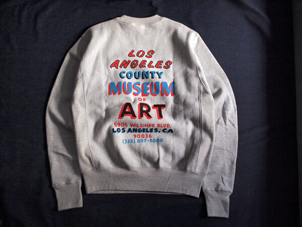Champion】LACMA Hand Painted Sign Reverse Weave Sweat