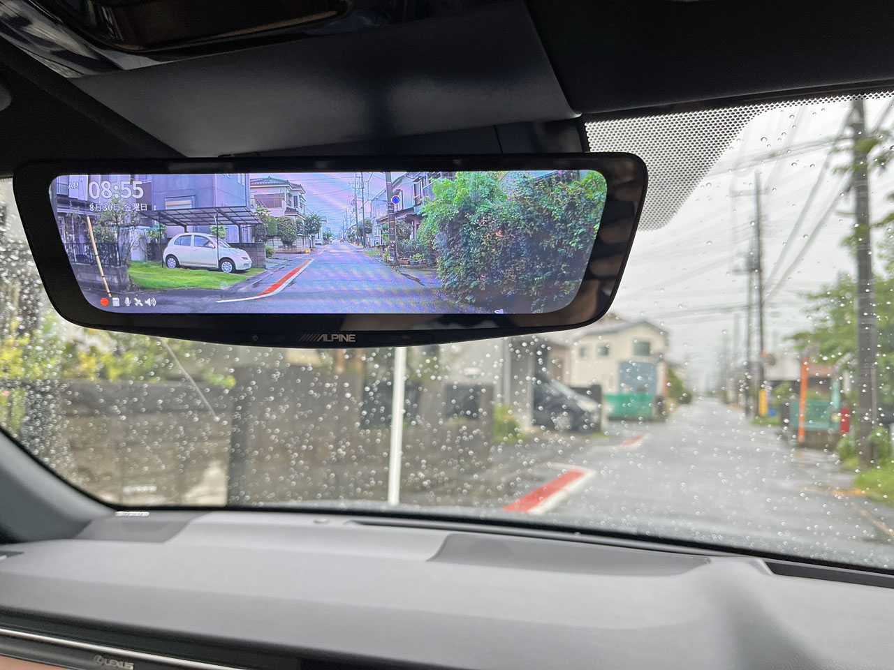 レクサスLBXに付けたアルパイン デジタルインナーミラーの感想