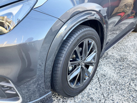 レクサスLBXのフェンダーアーチモールをボディ同色にした : Salaryman C3