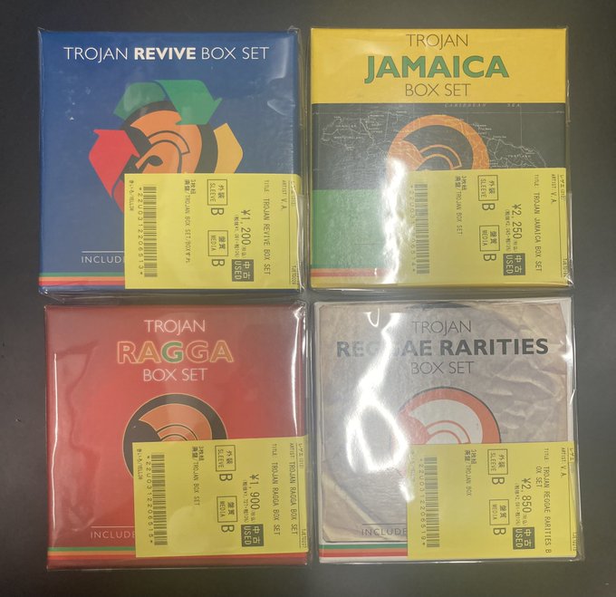 9/18(木) 【REGGAE中古CD新入荷情報】TROJAN BOX SETまとめて入荷