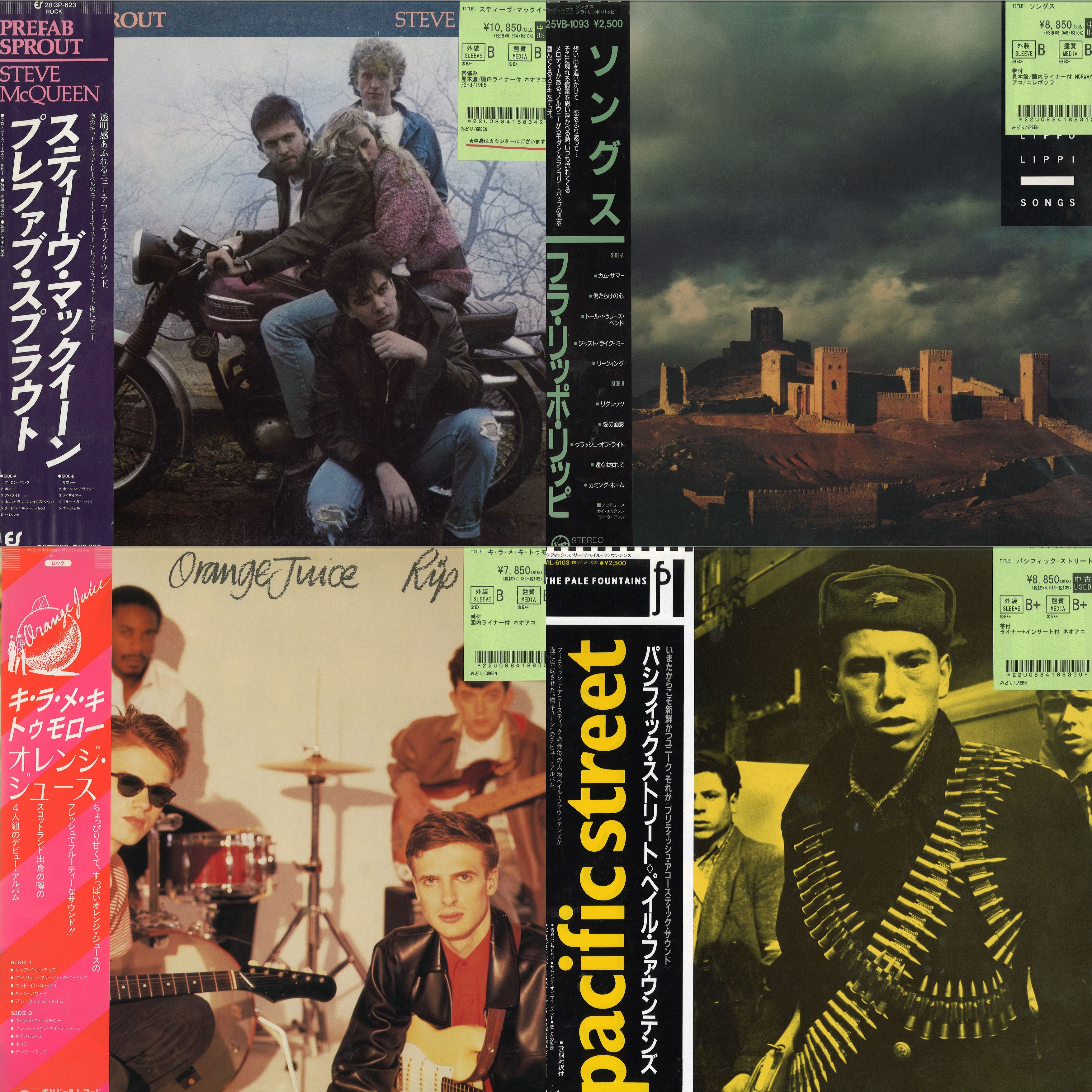 80's ROCK/POPSレコード新着情報！ネオアコ/NEW WAVE中心に大量130点