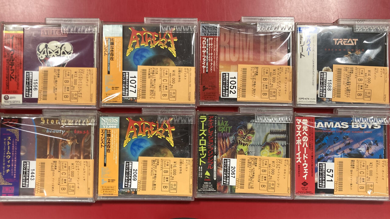 METAL】国内廃盤多…中古帯付CDがまとまって入荷lml : ディスク