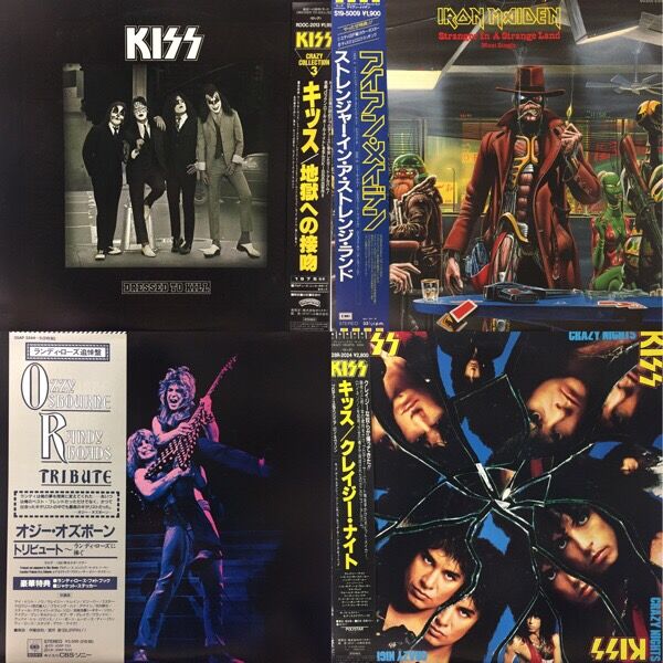 帯付多数！KISSなどのMETAL良質国内盤レコード入荷いたしました