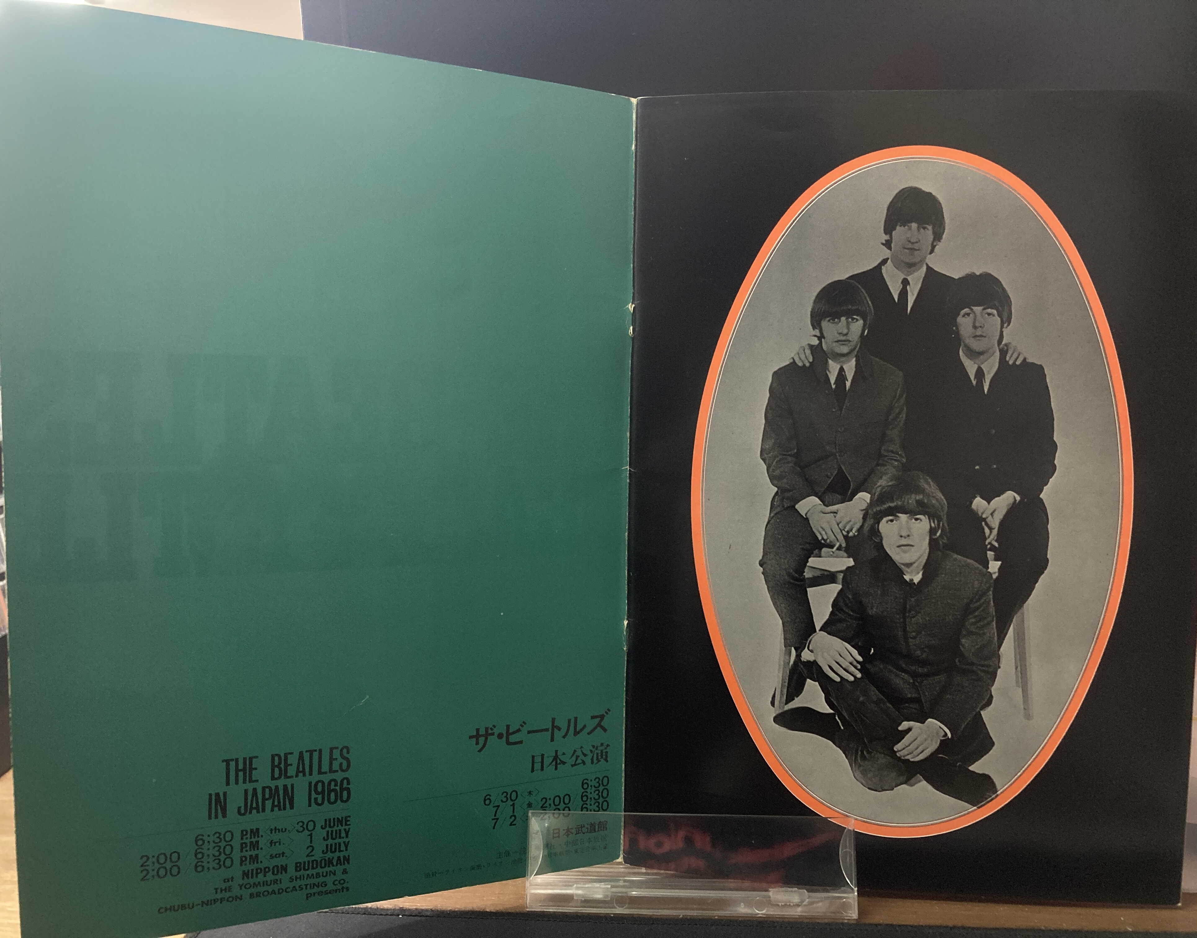 中古/ロック】ビートルズ/THE BEATLES 来日パンフレット1966年