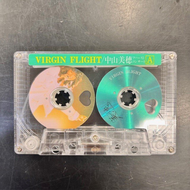 中山美穂「VIRGIN FLIGHT ファーストコンサート」カセットテープ入荷
