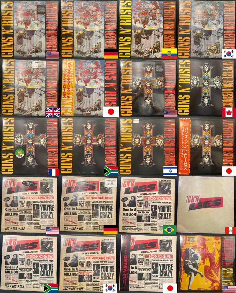 オンラインに出品いたしました！6/9(日) 「GUNS N' ROSES RECORD fair