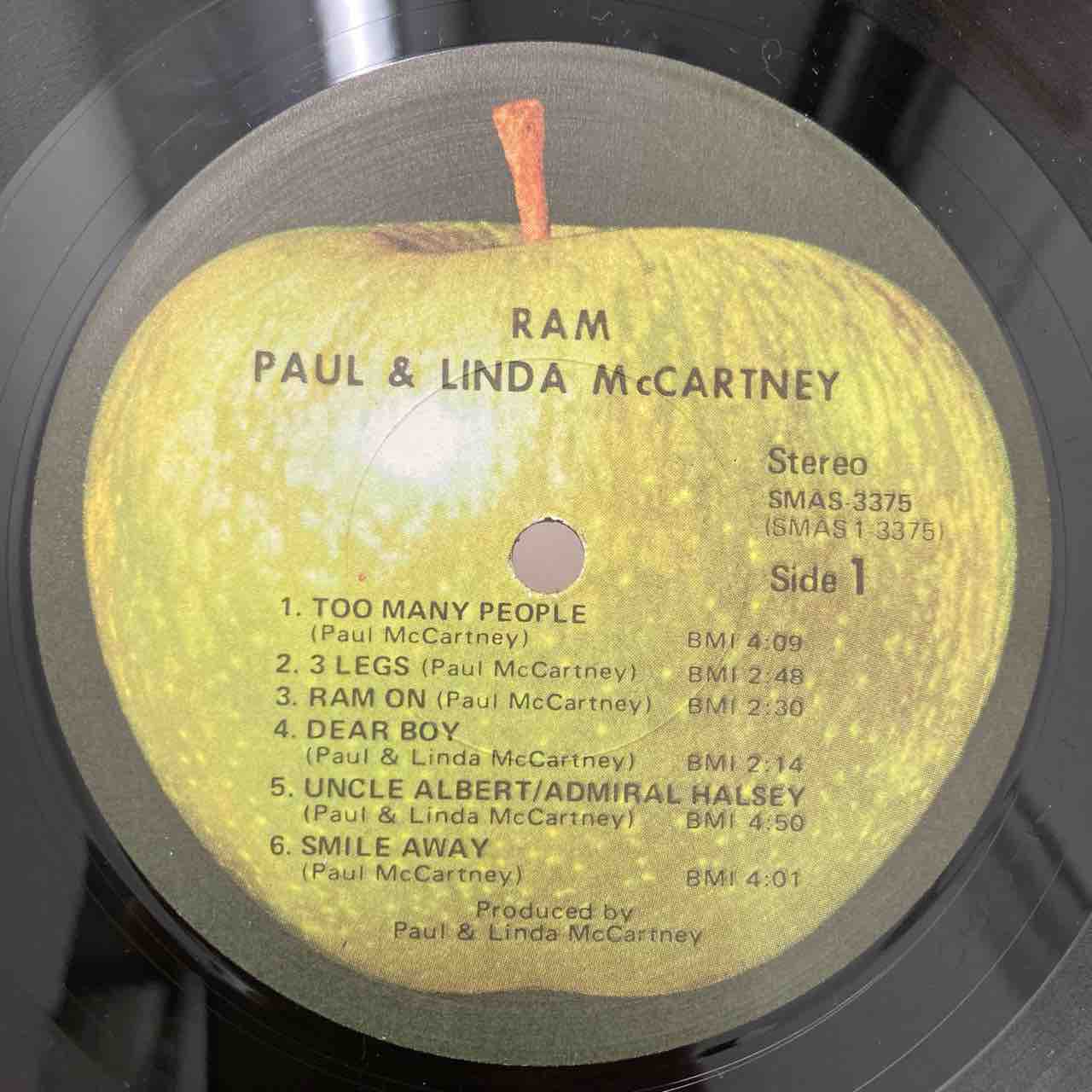 ポール・マッカートニー「RAM」USオリジナル 希少