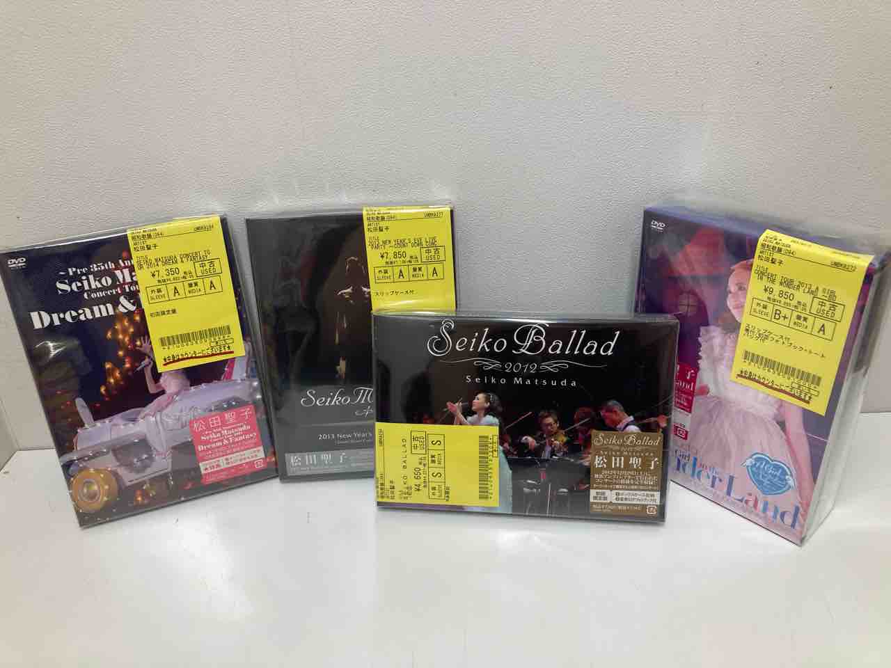 松田聖子〉中古ライブDVDまとめて入荷致しました〈廃盤多数