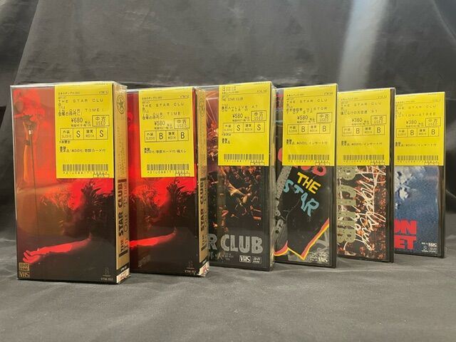 THE STAR CLUBのDVD、VHS、バンドスコアなど商品がまとまって入荷しま
