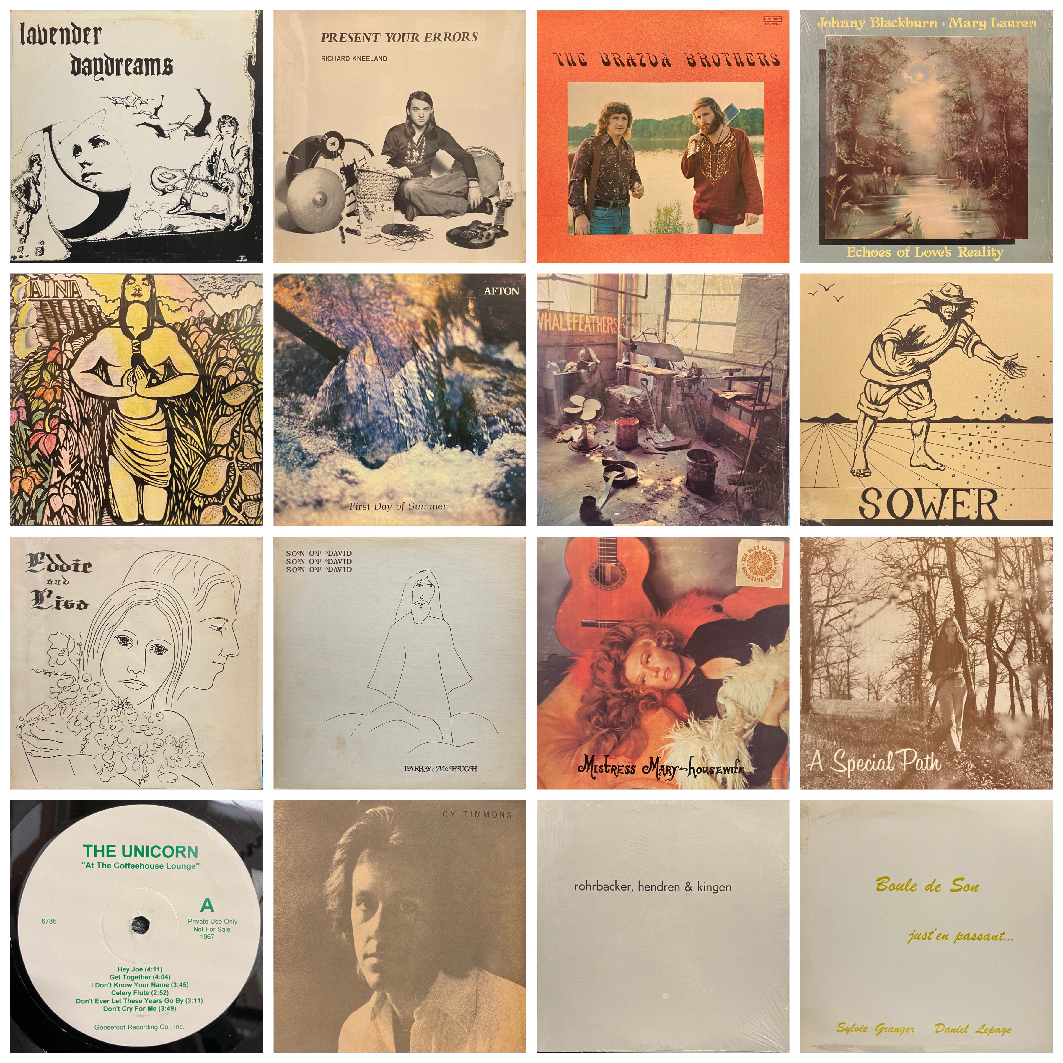 □12/27(土)「サイケデリック/フォーク廃盤レコードセール」～アメリカ