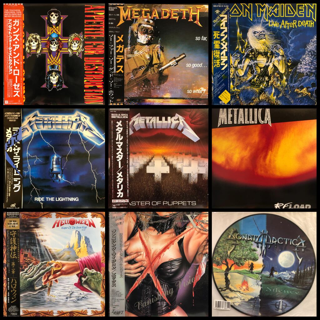 12/3(土)ハード・ロック/ヘヴィ・メタル廃盤レコード・セール