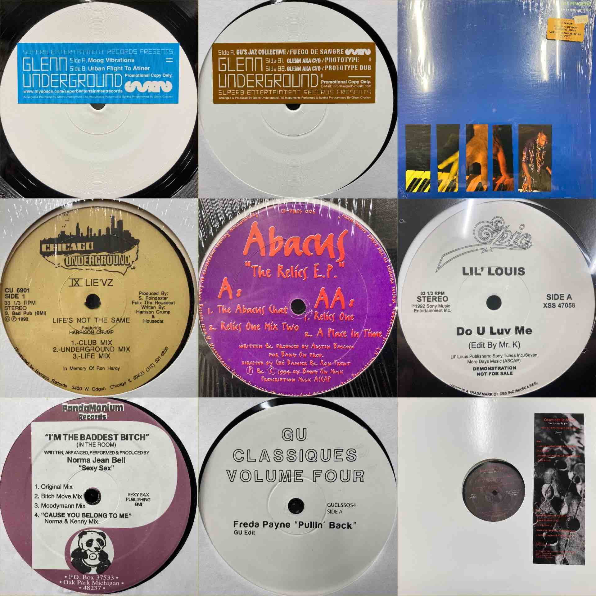 超良質HOUSE 中古レコード一挙250枚出品済み。 MR.FINGERS、 GLENN