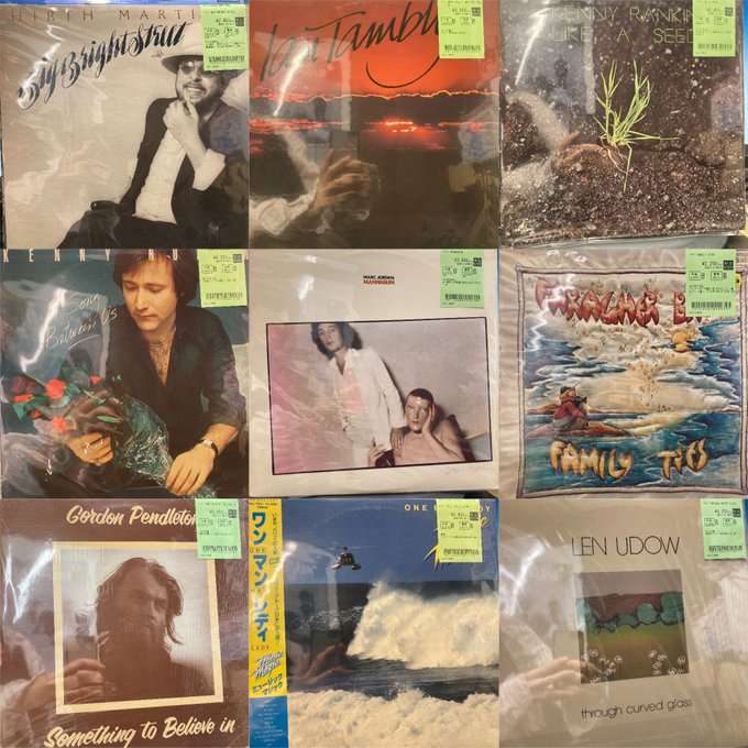 7/9(水) ROCK中古レコード新入荷情報】アメリカンロックを中心とした名