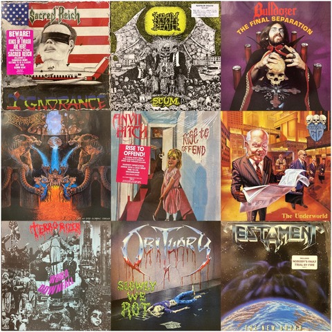 10/11(土)スラッシュ/デスメタル廃盤レコードセール : ディスク