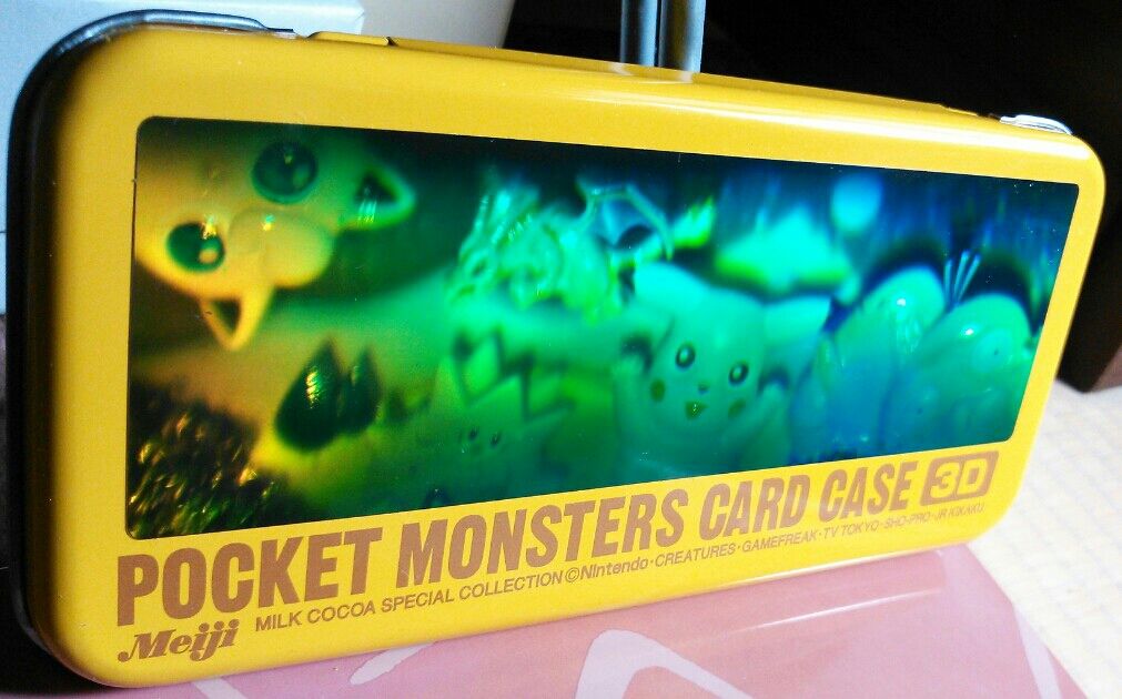 明治製菓ポケモンミルクココア 3Dカードケース : トレジャーハンティン